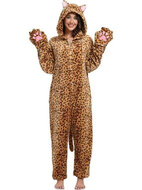 Cozy Animal Onesie Pajamas for Adults | Fun One-Piece Costume for Halloween